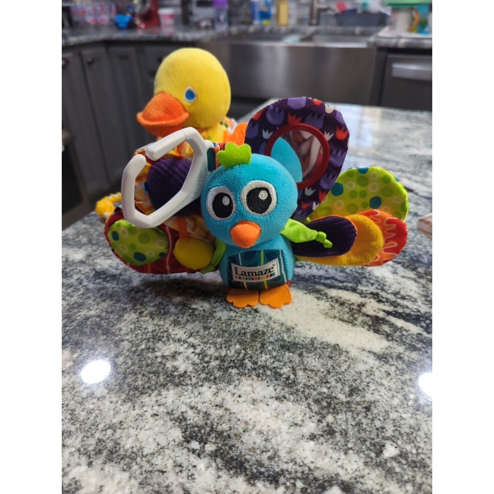 Infant Toy Lamaze & Eric Carle Turkey & Duck Sensory Toys Crinkle & Rattle